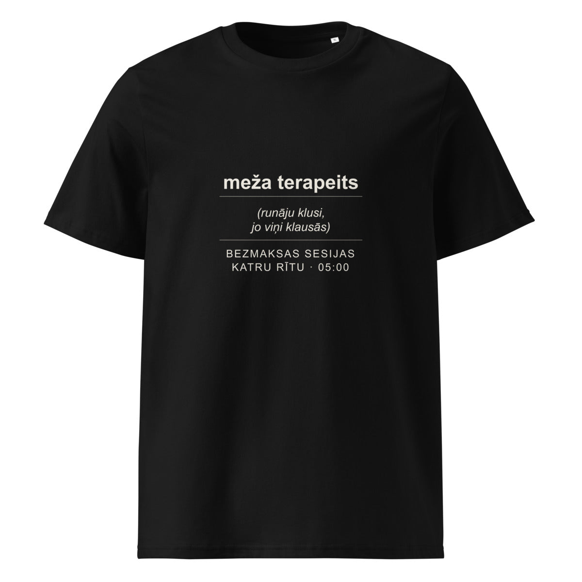T-krekls ar uzrakstu Meža terapeits
