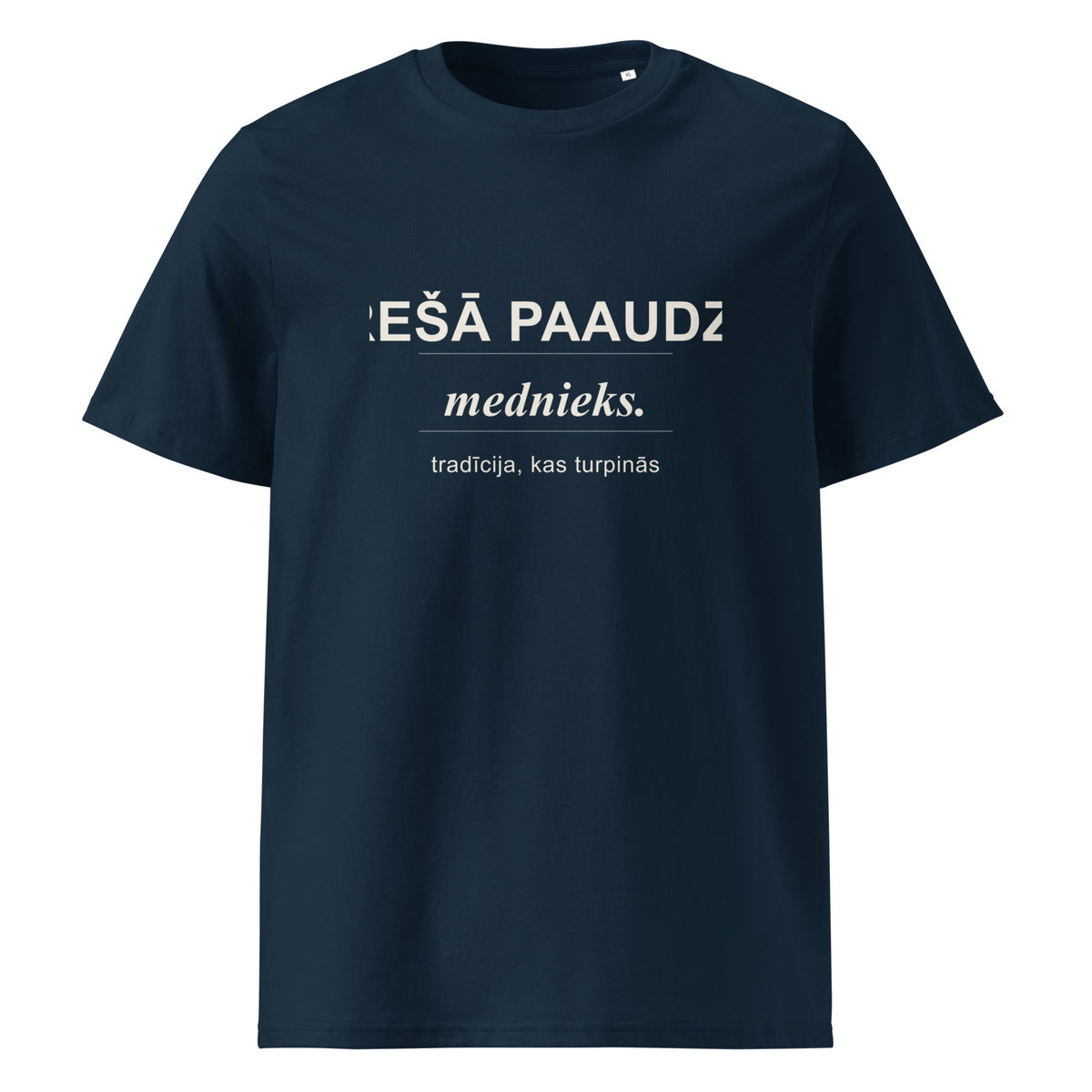Mednieku T-krekls “Trešā paaudze. Mednieks.”, tumši zilā krāsā