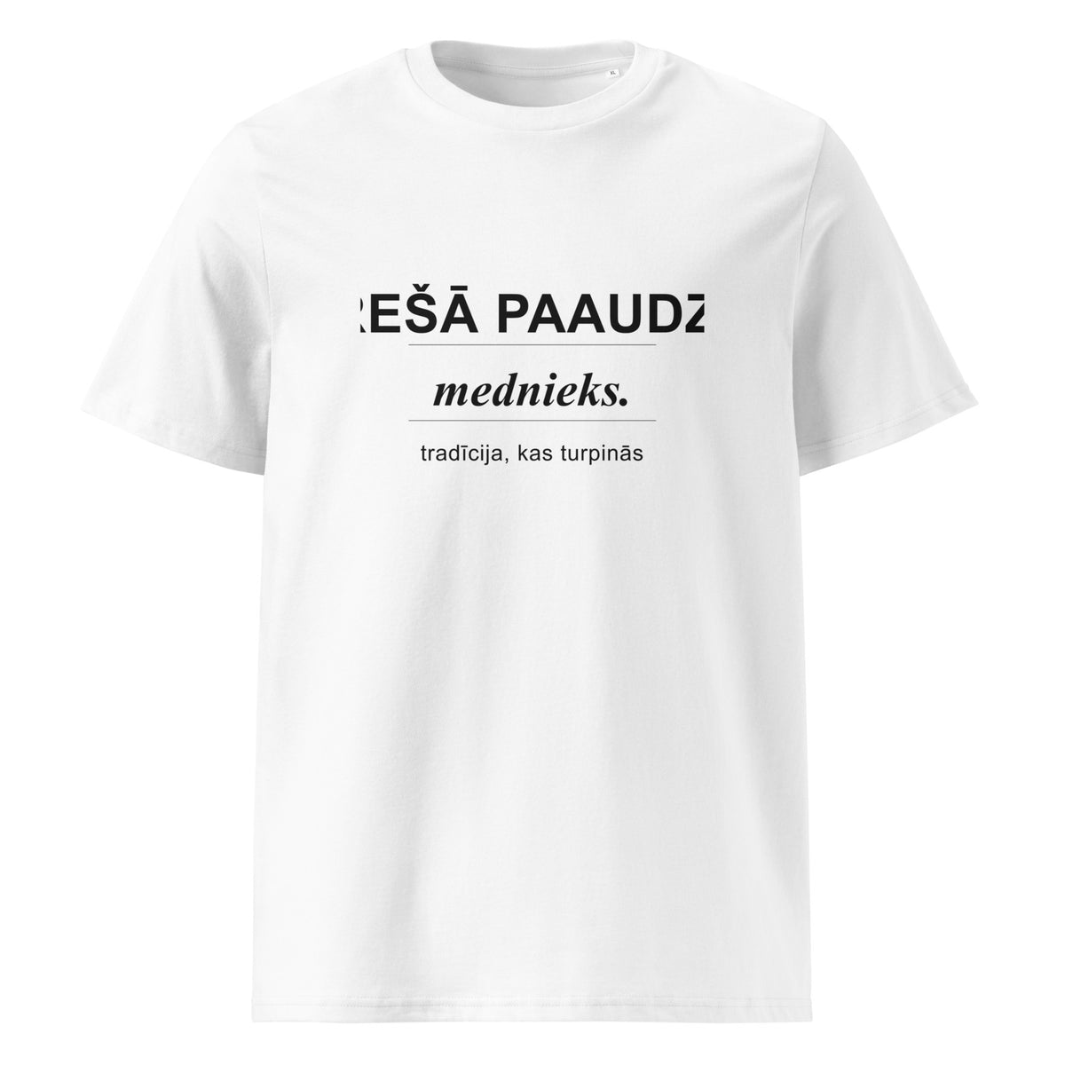 Mednieku T-krekls “Trešā paaudze. Mednieks.”, baltā krāsā